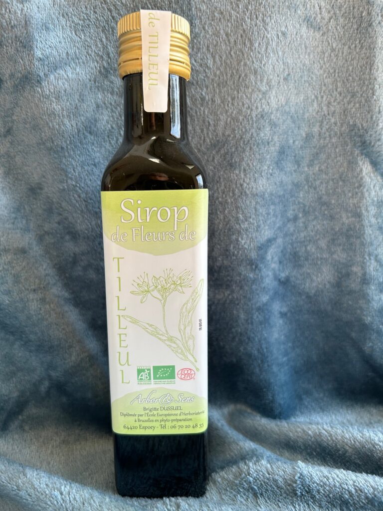 Sirop fleurs de tilleul